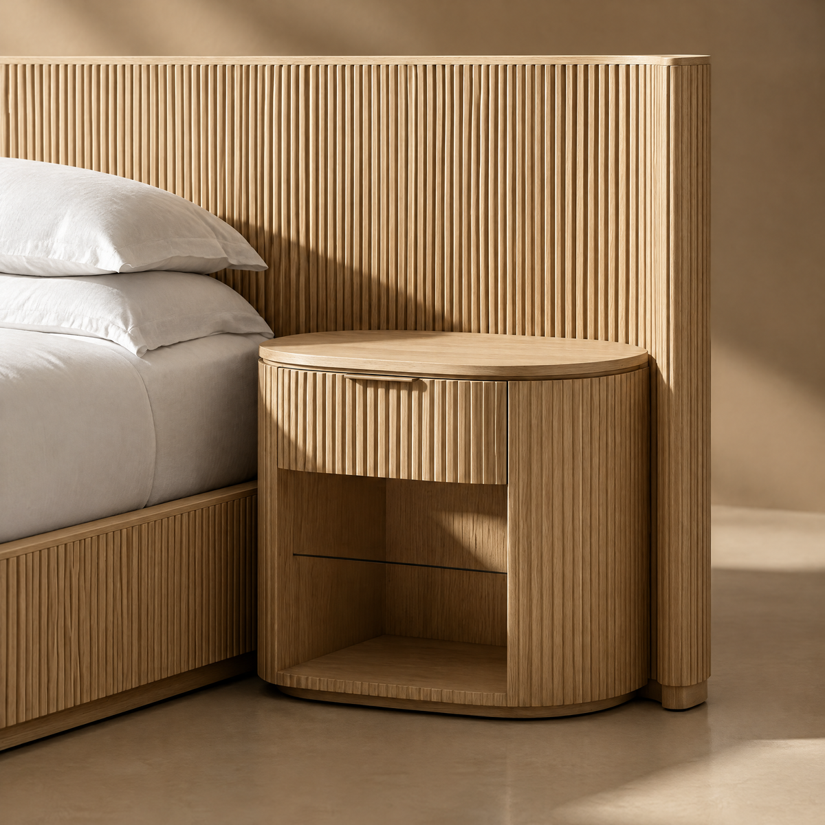 Grove Fluted Bed