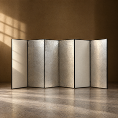 Silver Haze Screen - Hand-Applied Silver-Leaf Screen
