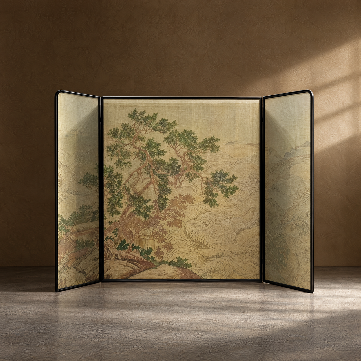 Pine Tide Screen - Pine and Landscape Textile Screen
