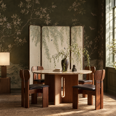 Willow Whisper Screen - Willow and Bird Textile Screen