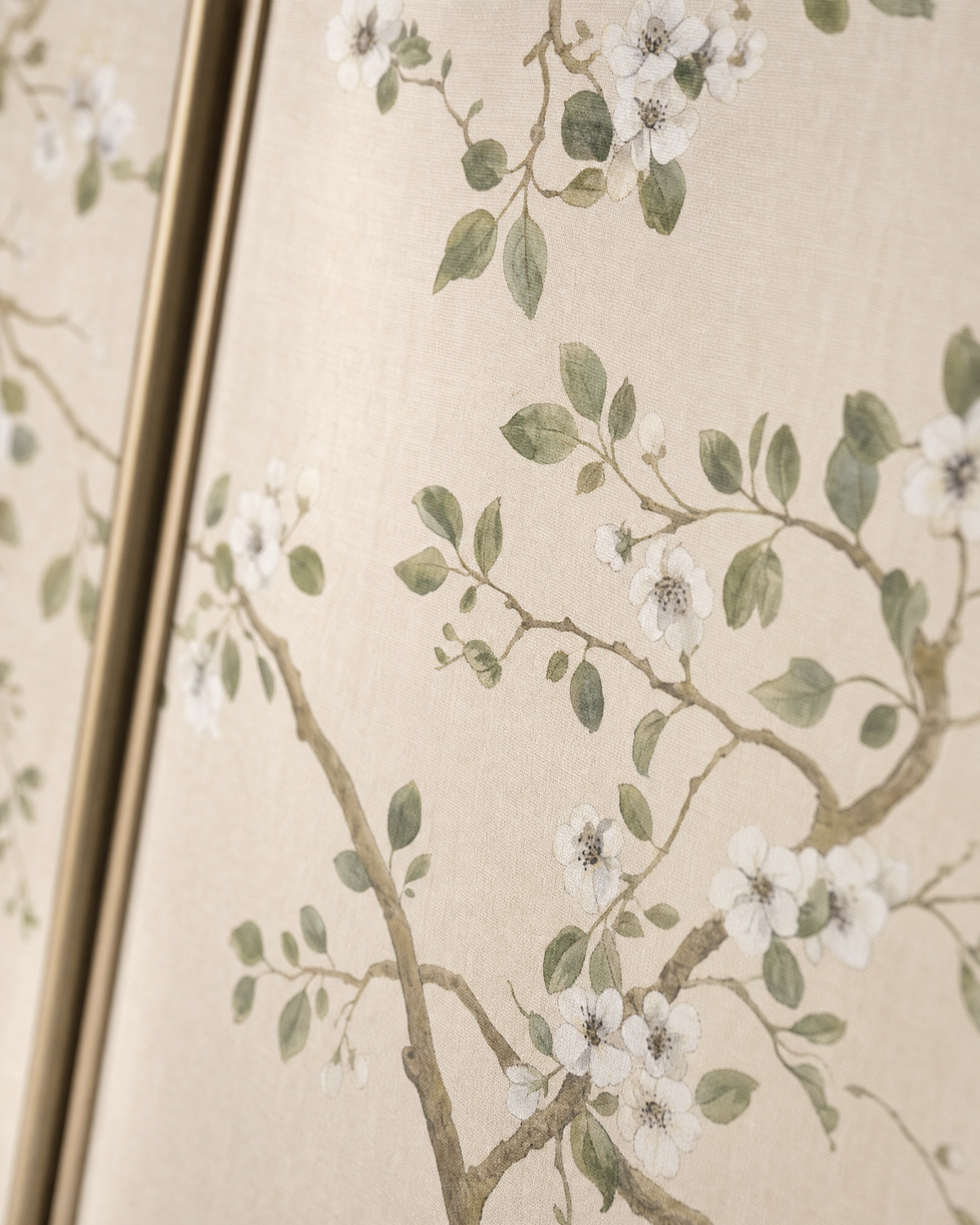 Floraison Screen - Silk and Silk-Look Textile Screen