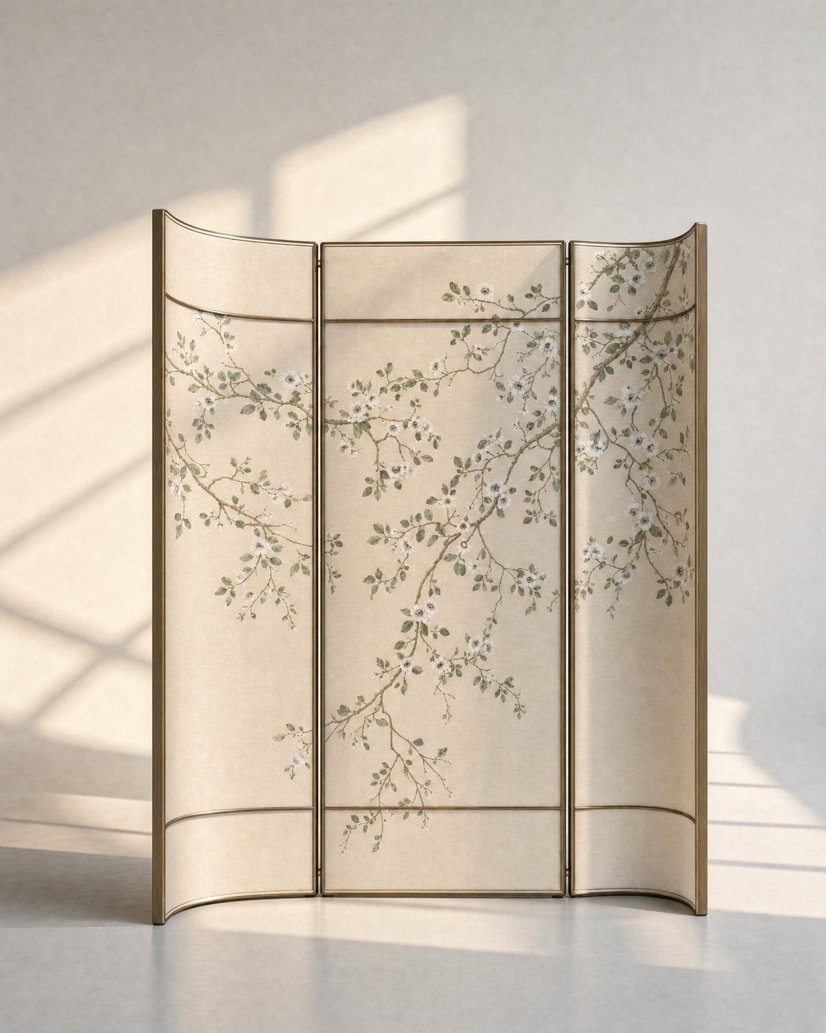Floraison Screen - Silk and Silk-Look Textile Screen