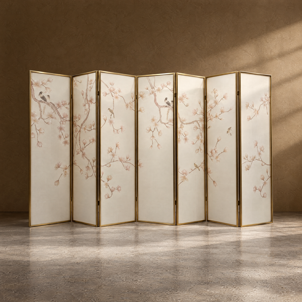 Magnolia Reverie Screen - Magnolia Floral Textile Screen