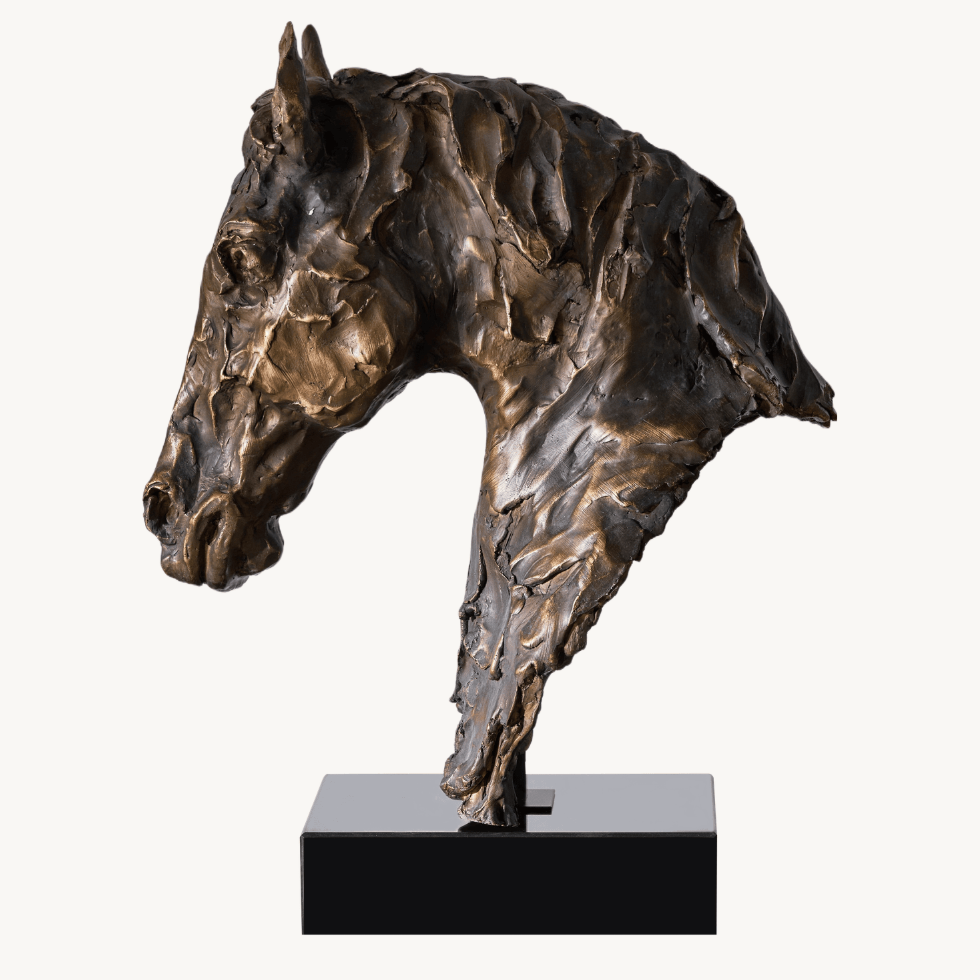 Timeless Horse Head Sculpture