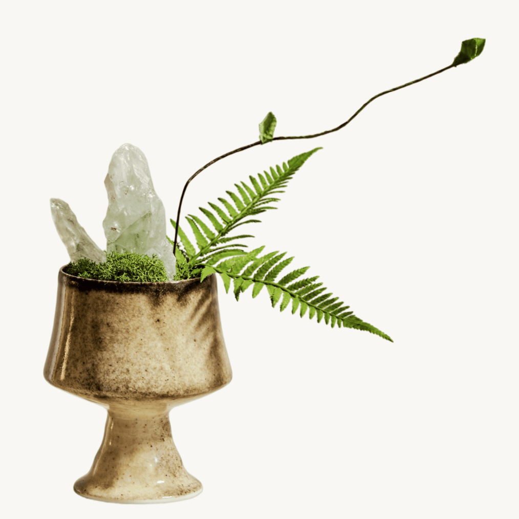 Moss & Fern Stone-Inspired Botanical Art